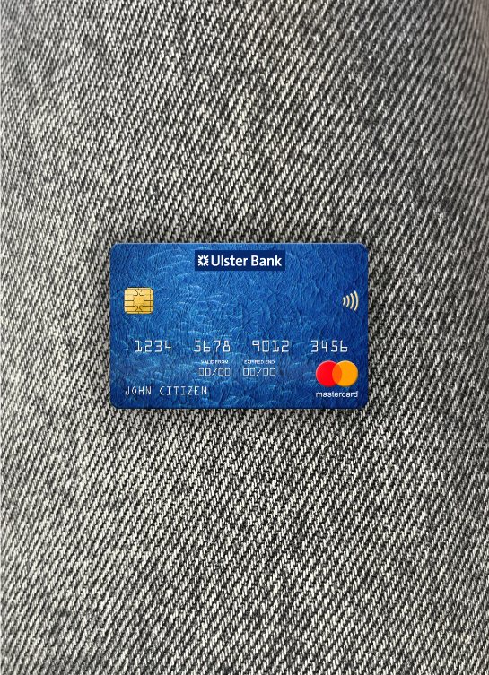 Download Republic of Ireland Ulster Bank mastercard photolook front Photoshop template